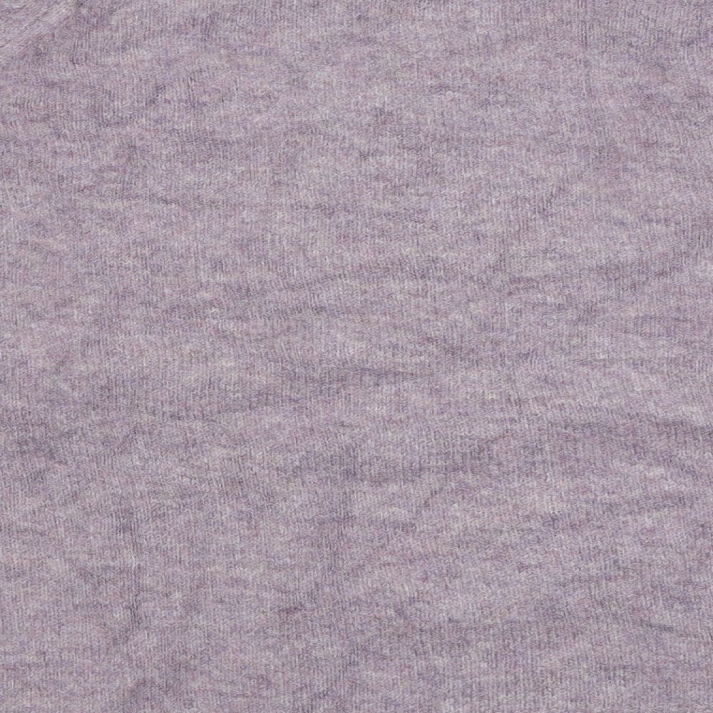 Marks and Spencer Womens Purple Crew Neck  Acrylic Pullover Jumper Size XL