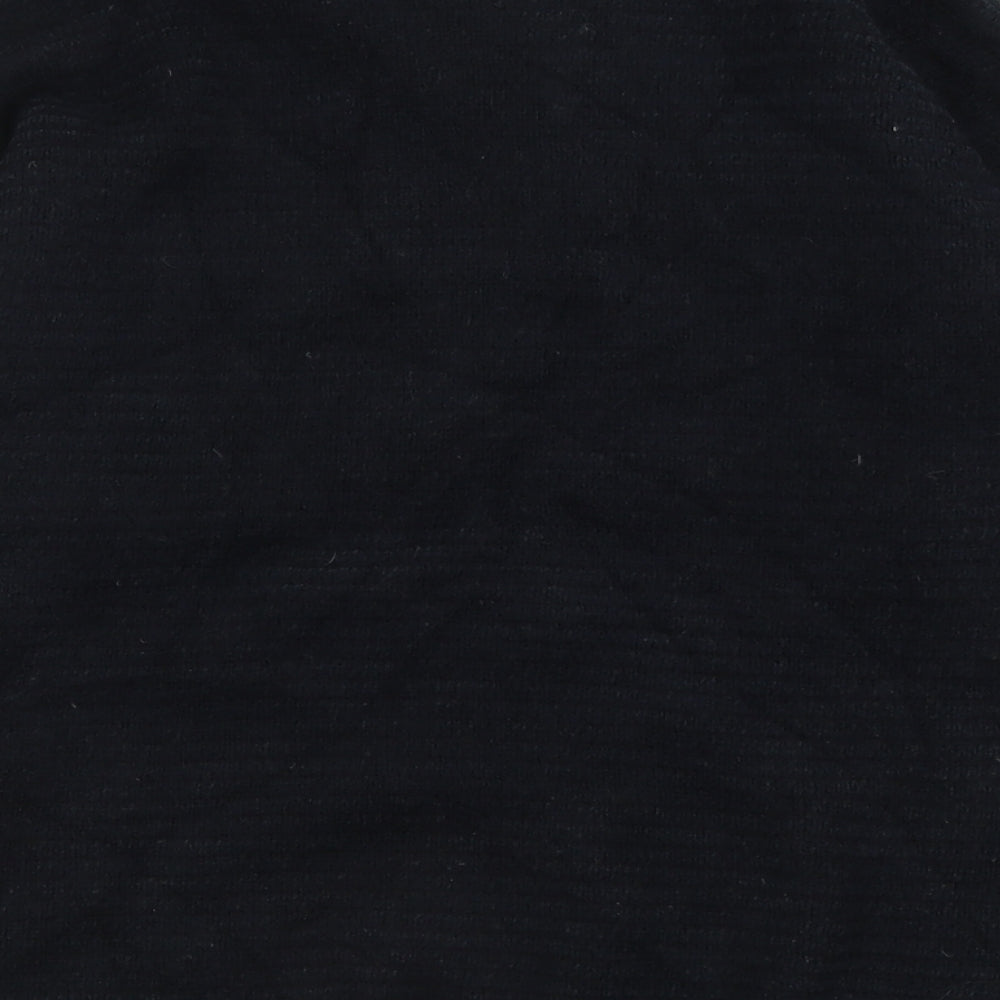 Laura Ashley Womens Blue High Neck  Acrylic Pullover Jumper Size XL