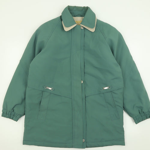 London Paris New York Womens Green   Jacket Coat Size 18  Zip