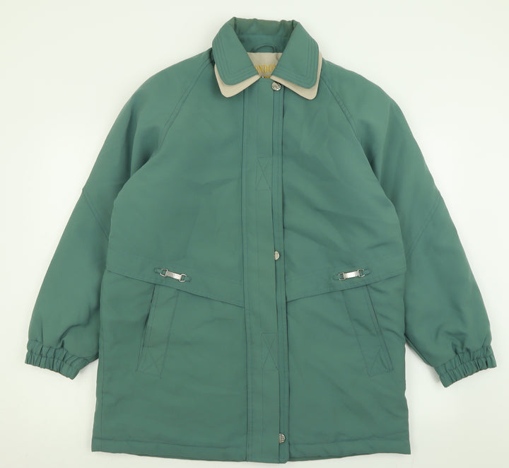 London Paris New York Womens Green   Jacket Coat Size 18  Zip
