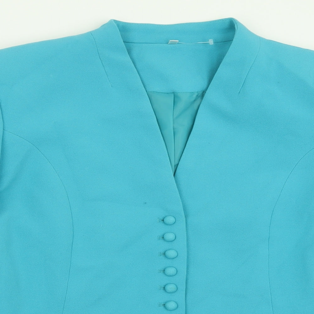 EWM Womens Blue   Jacket Blazer Size 18  Button