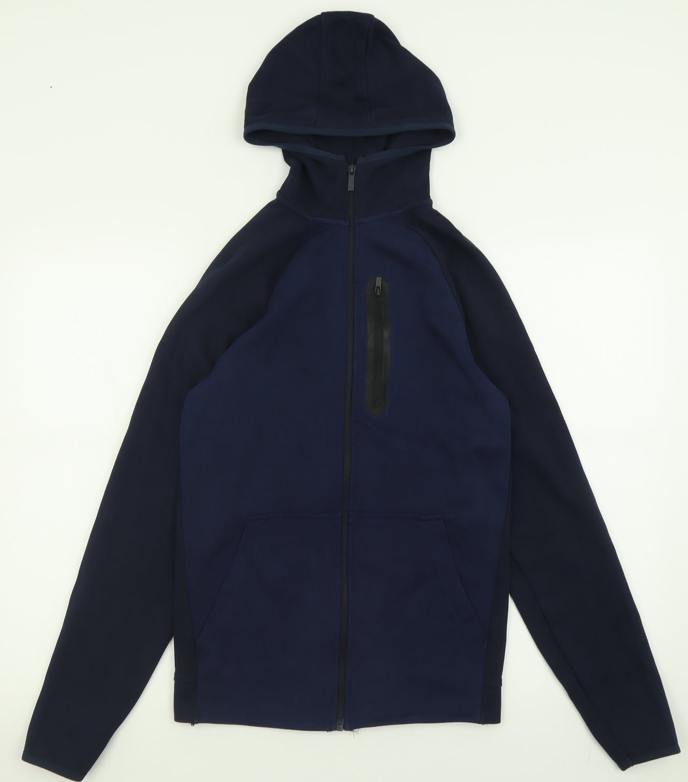 Matalan Mens Blue  Cotton Full Zip Hoodie Size XS