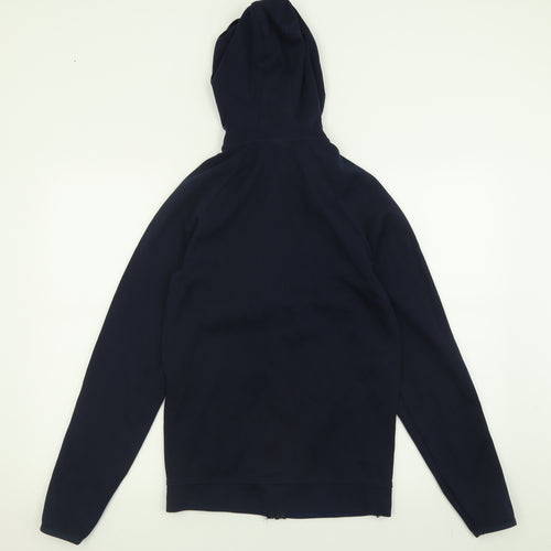 Matalan Mens Blue  Cotton Full Zip Hoodie Size XS