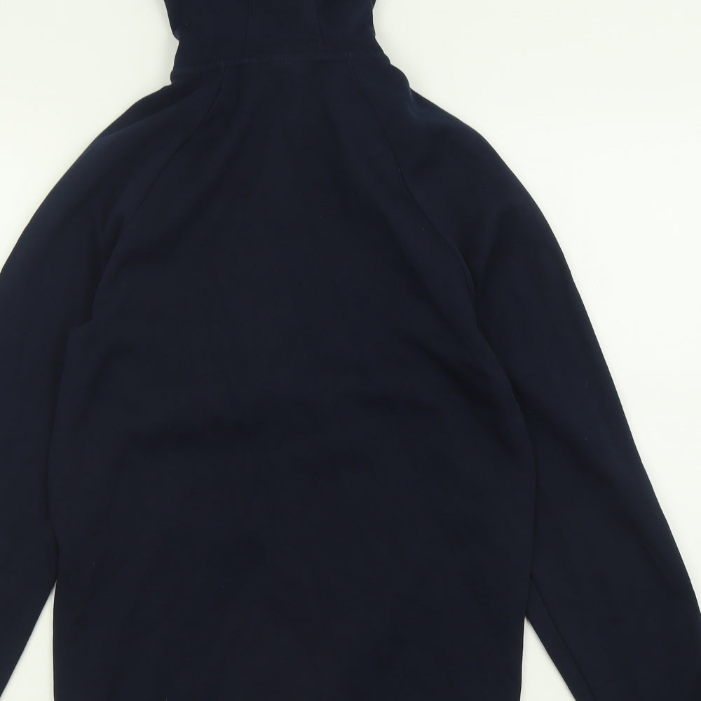 Matalan Mens Blue  Cotton Full Zip Hoodie Size XS