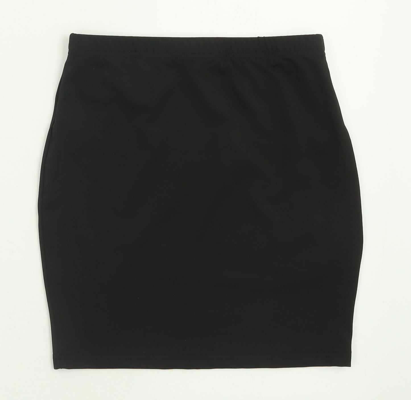 SheIn Womens Black  Polyester A-Line Skirt Size XS