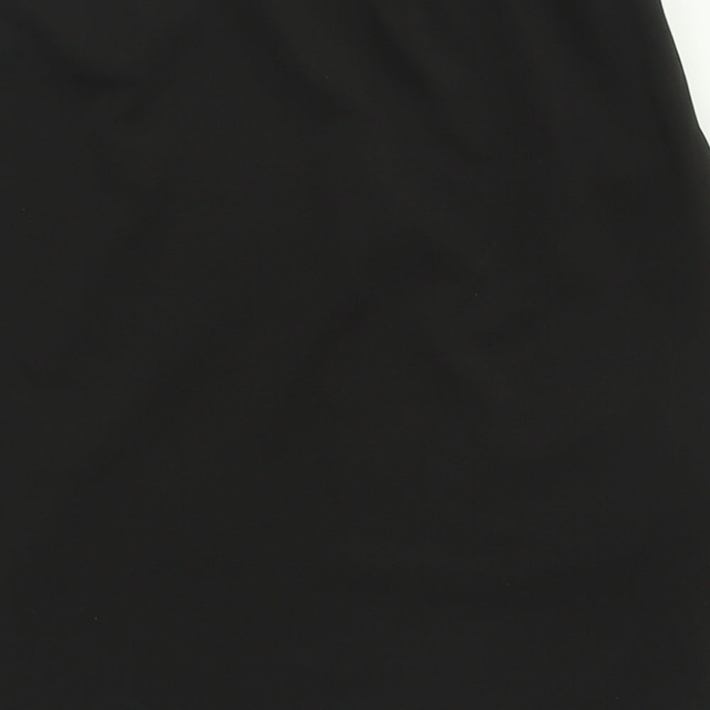 SheIn Womens Black  Polyester A-Line Skirt Size XS