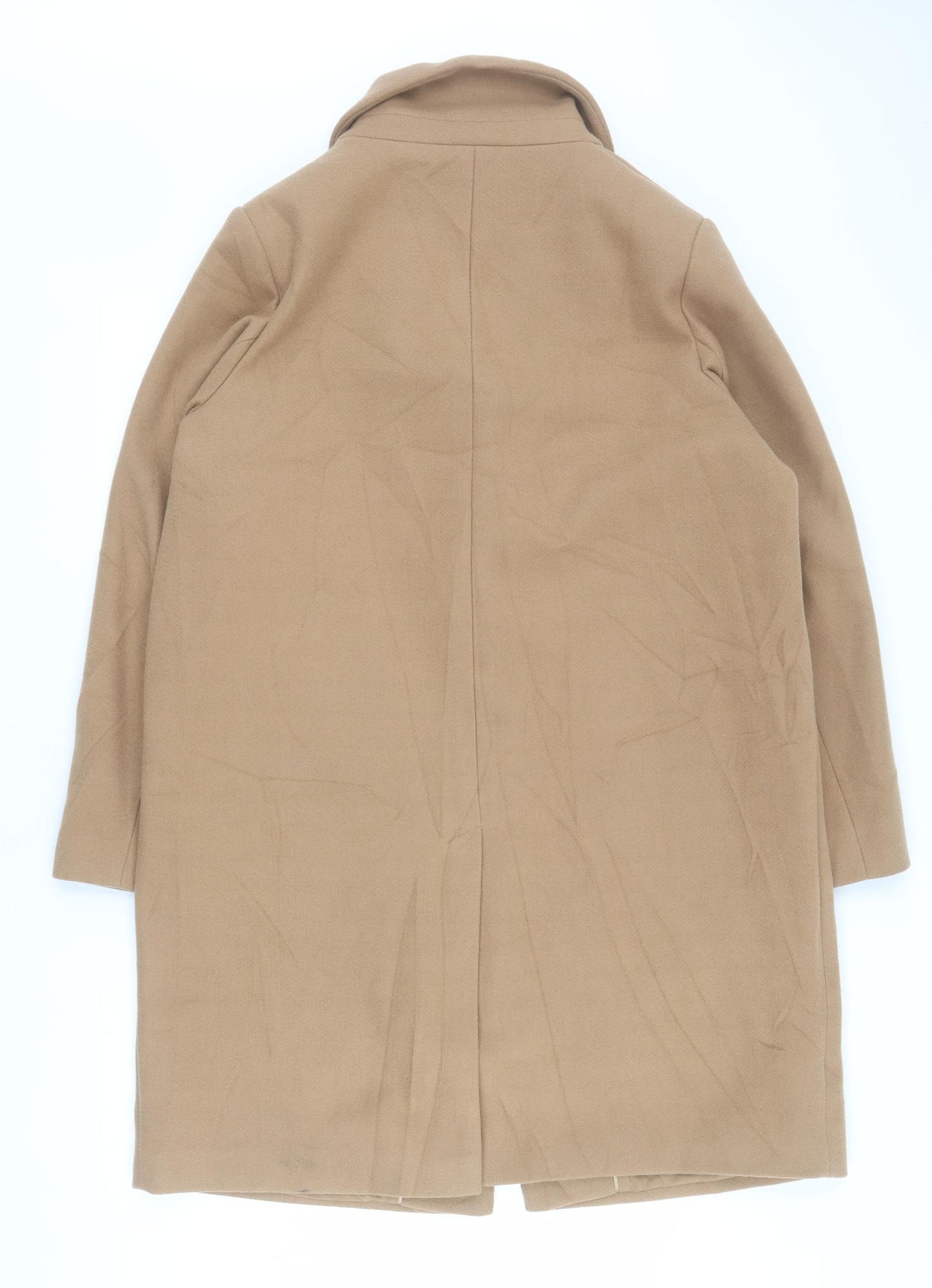 Marks and Spencer Womens Brown   Overcoat Coat Size 18  Button
