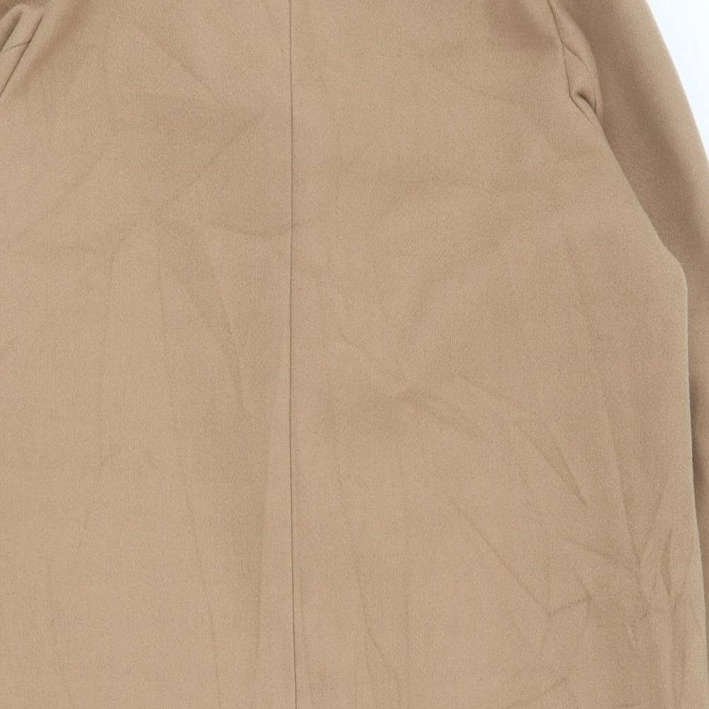 Marks and Spencer Womens Brown   Overcoat Coat Size 18  Button