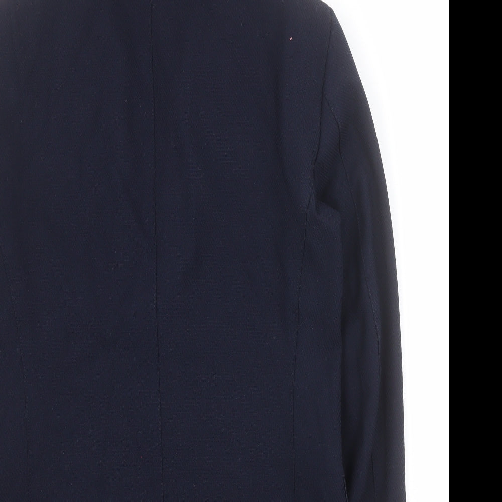 Zara Mens Blue   Jacket Coat Size M  Zip