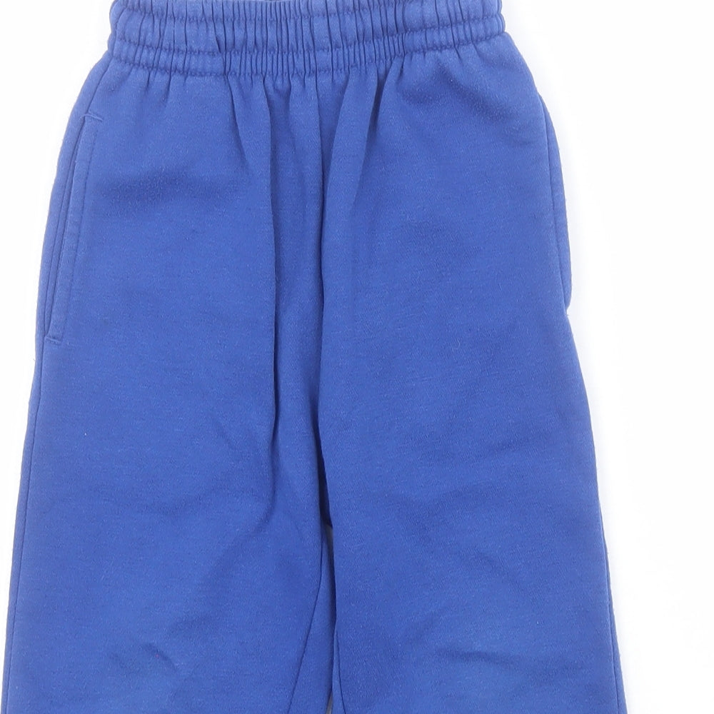 Trutex Boys Blue  Polyester Jogger Trousers Size 3-4 Years  Regular Pullover