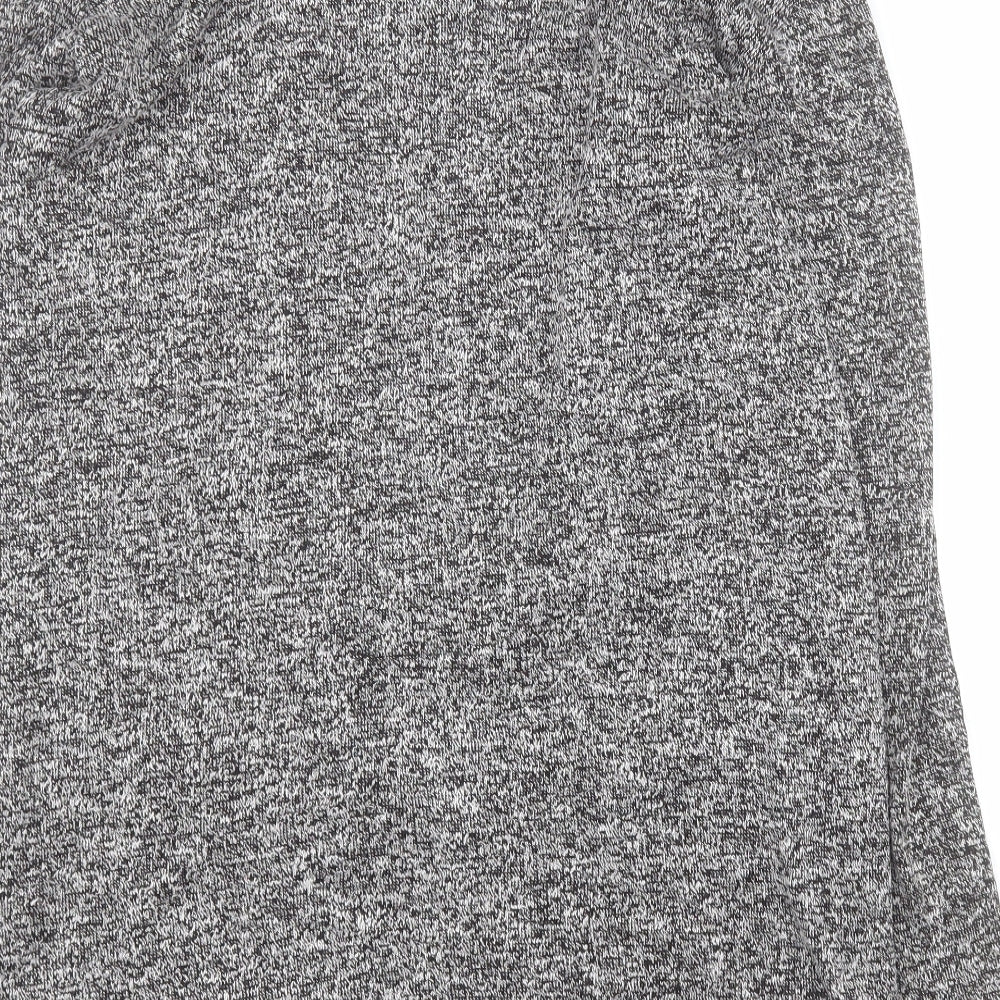H&M Girls Grey V-Neck  Polyester Cardigan Jumper Size 15 Years  Pullover