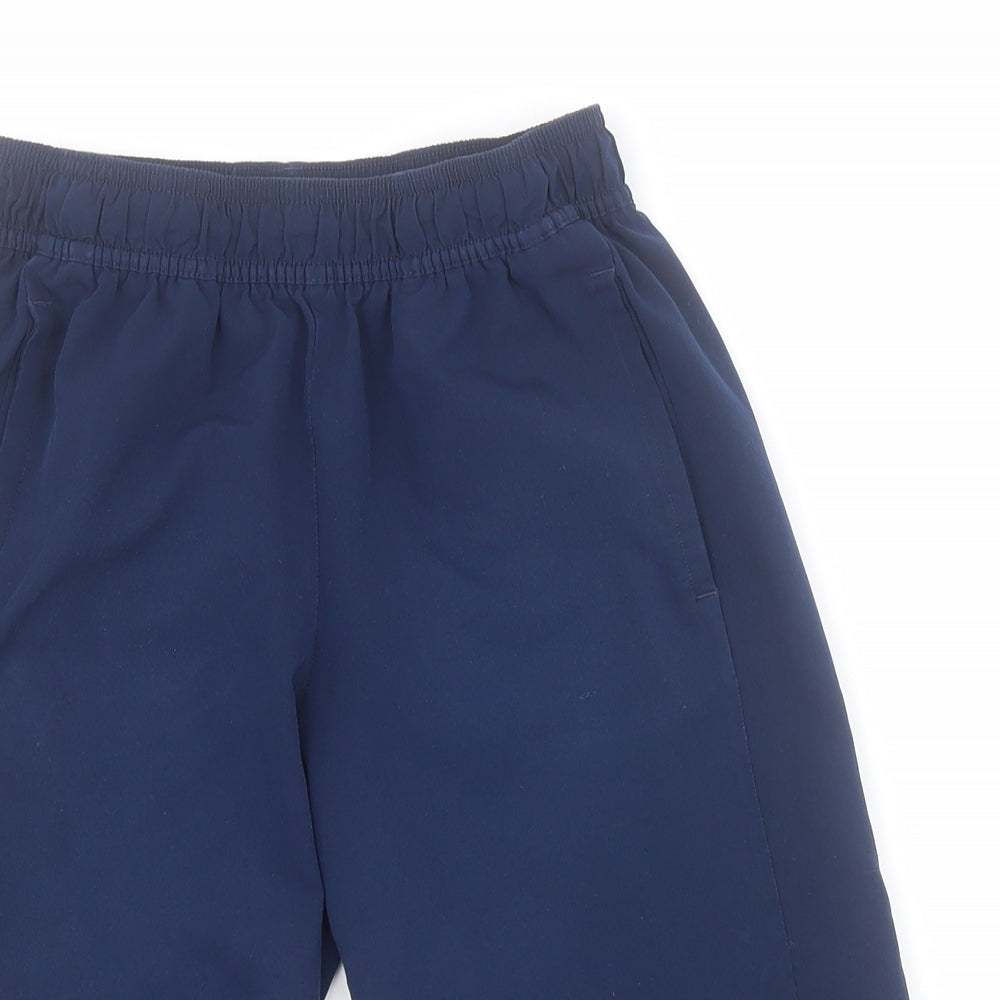 adidas Boys Blue  100% Polyester Sweat Shorts Size 11-12 Years  Regular