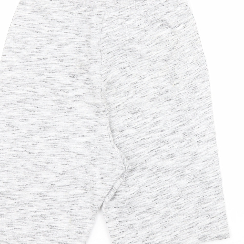 F&F Boys Grey  Cotton Sweat Shorts Size 10-11 Years  Regular Drawstring - Playstation