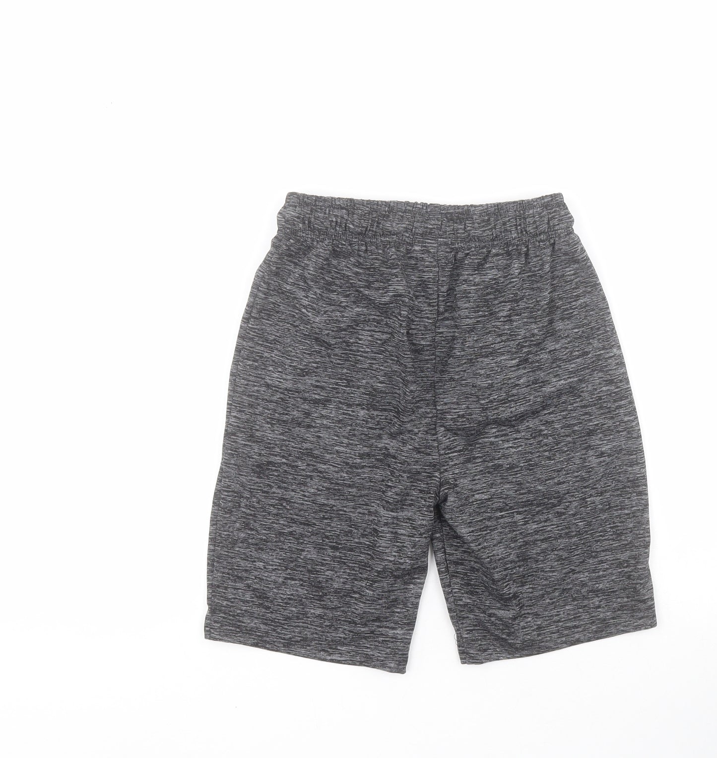 NEXT Boys Grey  Polyester Sweat Shorts Size 8 Years  Regular Drawstring