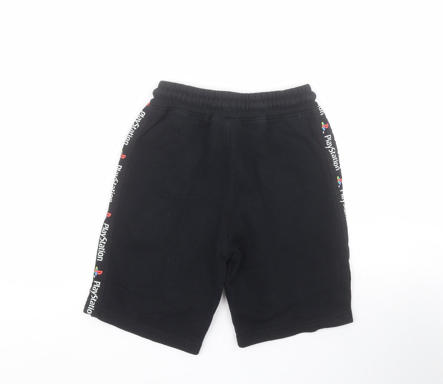 NEXT Boys Grey  100% Cotton Sweat Shorts Size 9 Years  Regular Drawstring - Playstation