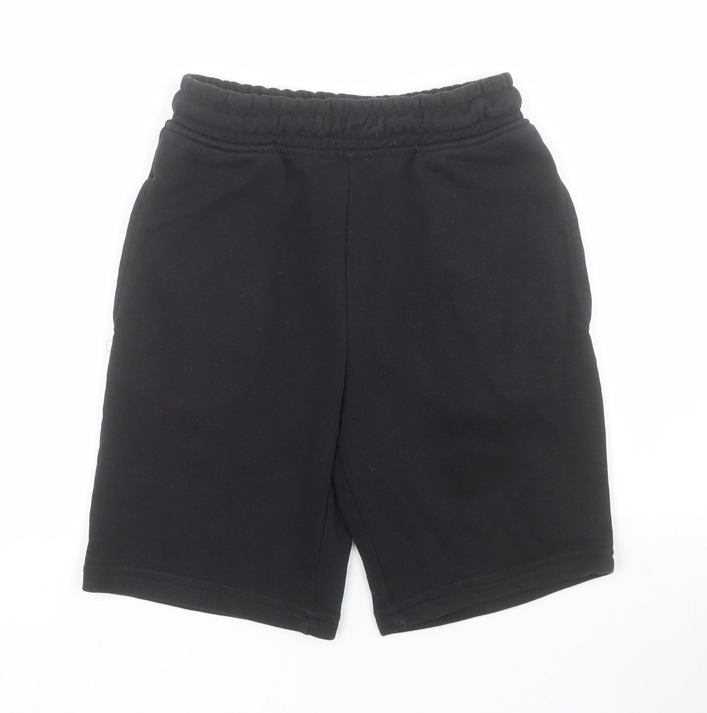 NEXT Boys Black  Cotton Sweat Shorts Size 9 Years  Regular