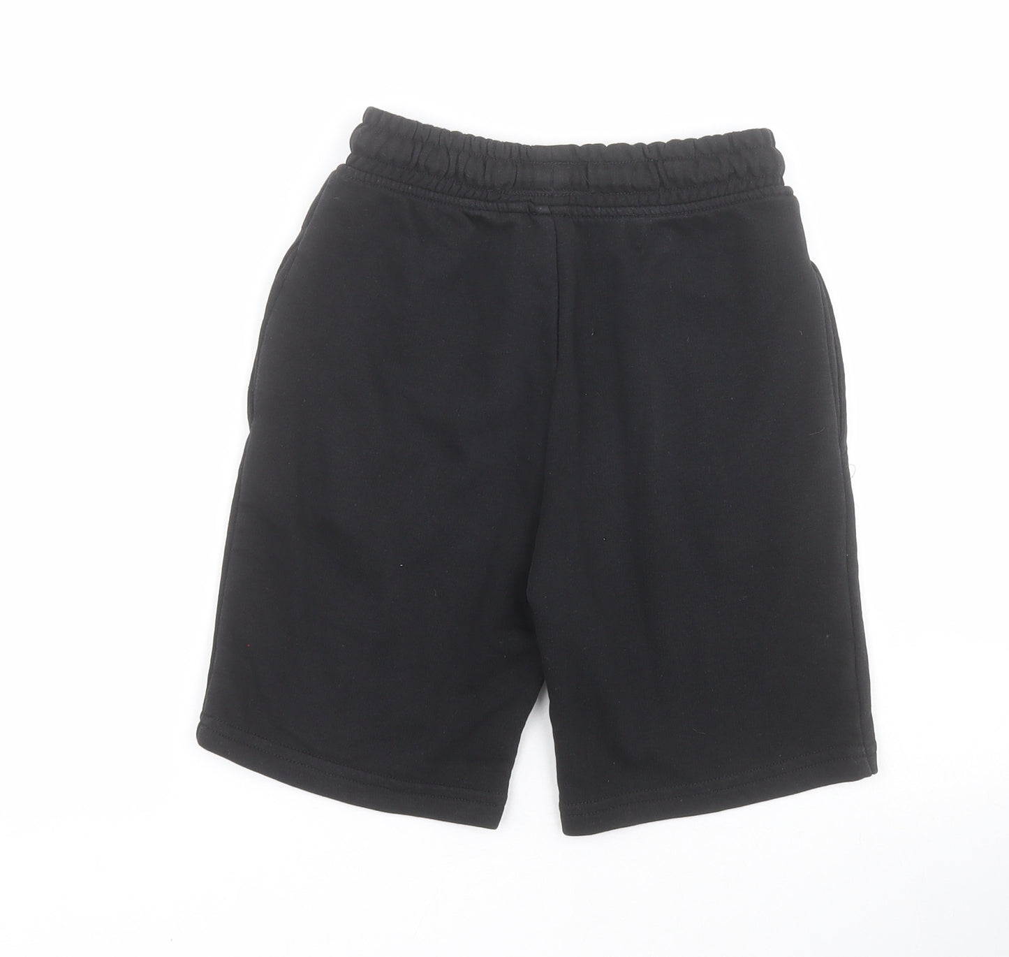 NEXT Boys Black  Cotton Sweat Shorts Size 9 Years  Regular