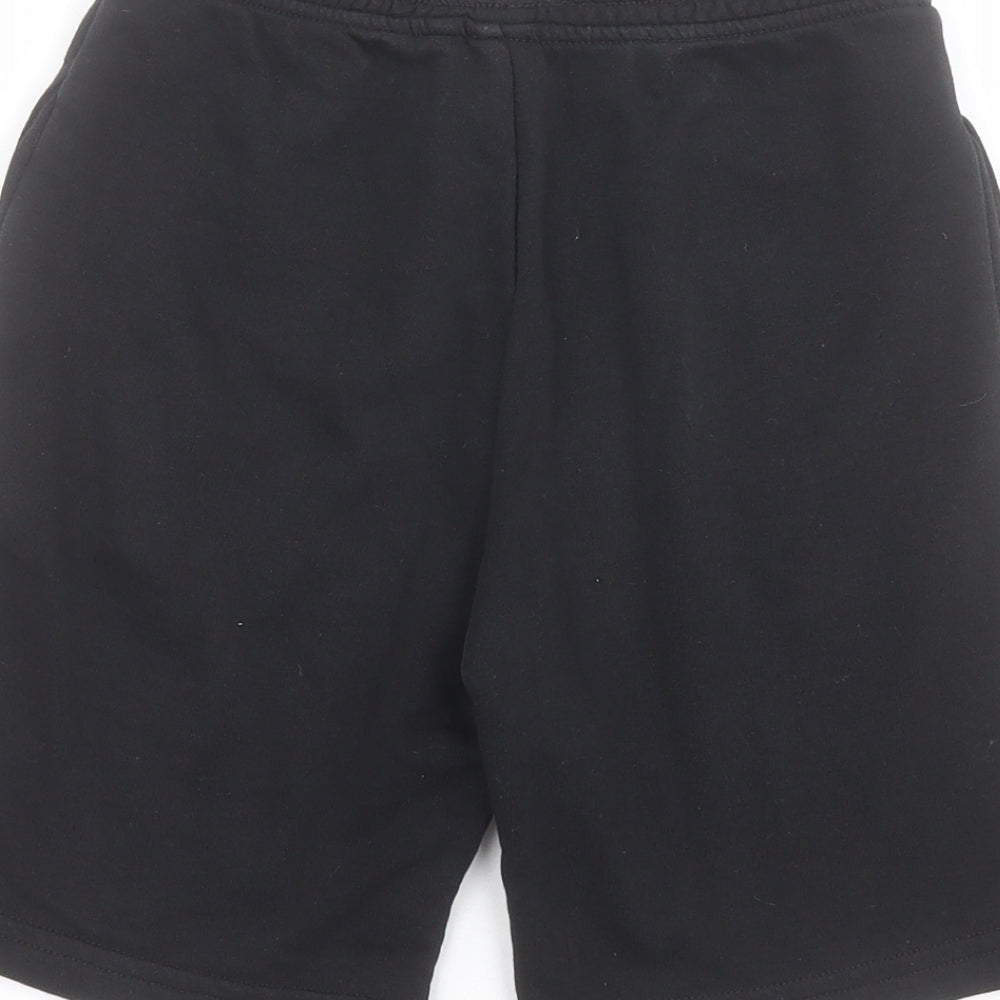 NEXT Boys Black  Cotton Sweat Shorts Size 9 Years  Regular