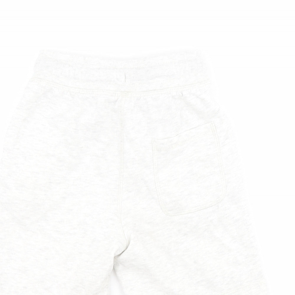 George Boys Grey  Cotton Sweat Shorts Size 7-8 Years  Regular Drawstring