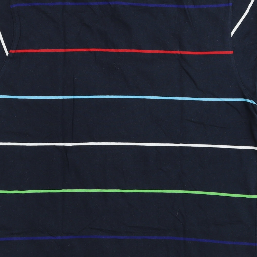 Guinness Mens Blue Striped 100% Cotton  Polo Size XL Collared Button - Six  Nations Rugby