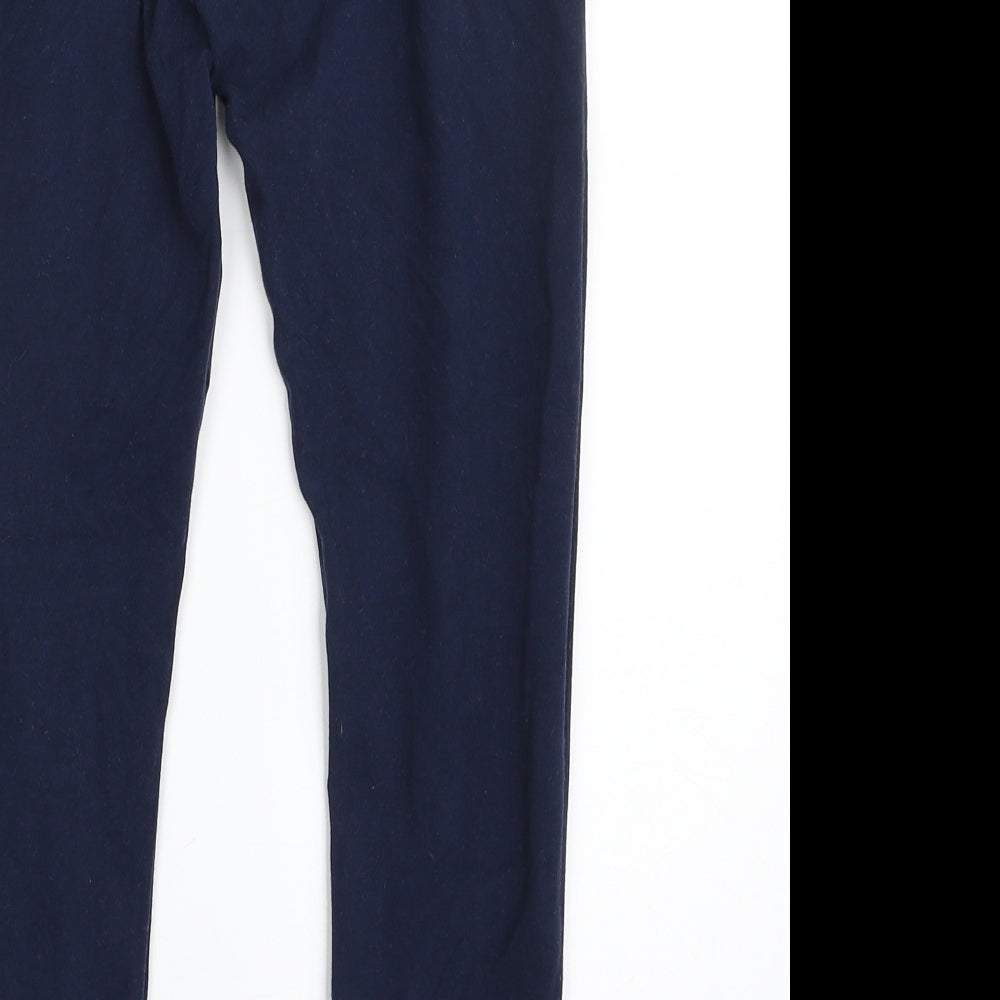 NEXT Girls Blue  Cotton Jegging Trousers Size 11 Years  Slim