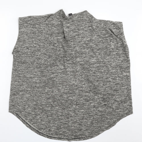 Body Flirt Womens Grey  Viscose Pullover Sweatshirt Size XL  Zip