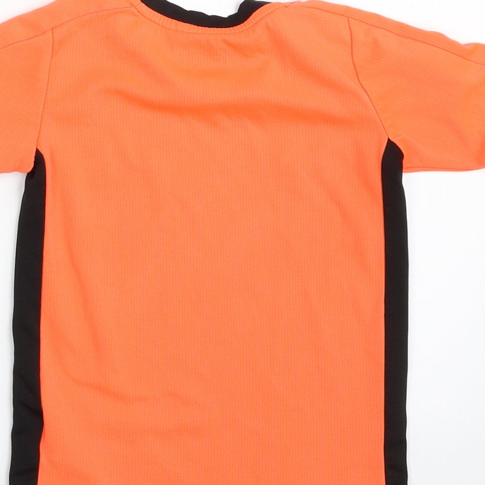 Sondico Boys Orange  100% Polyester Pullover T-Shirt Size 3-4 Years Crew Neck Pullover