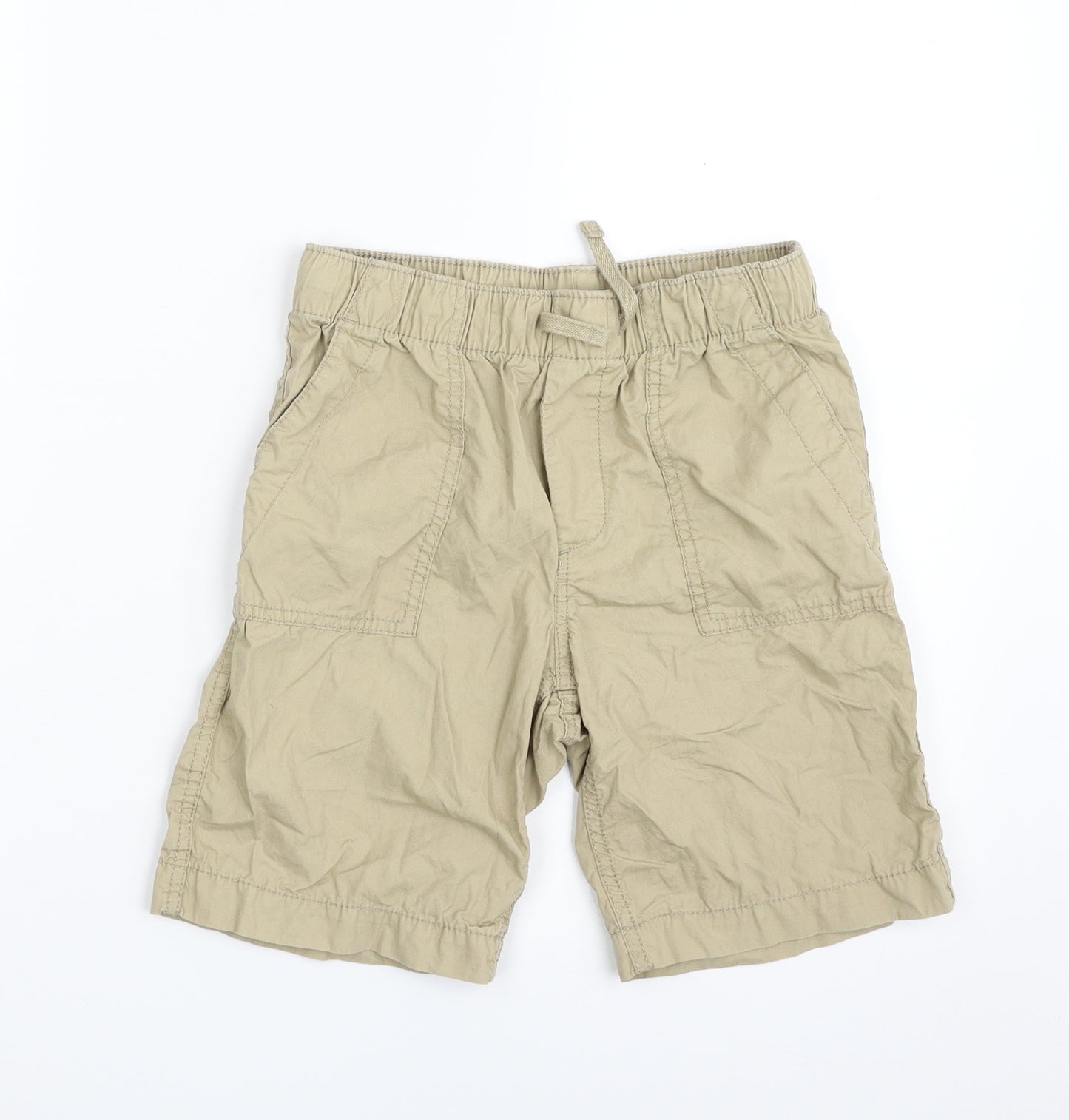 Gap Boys Beige  100% Cotton Bermuda Shorts Size L  Regular