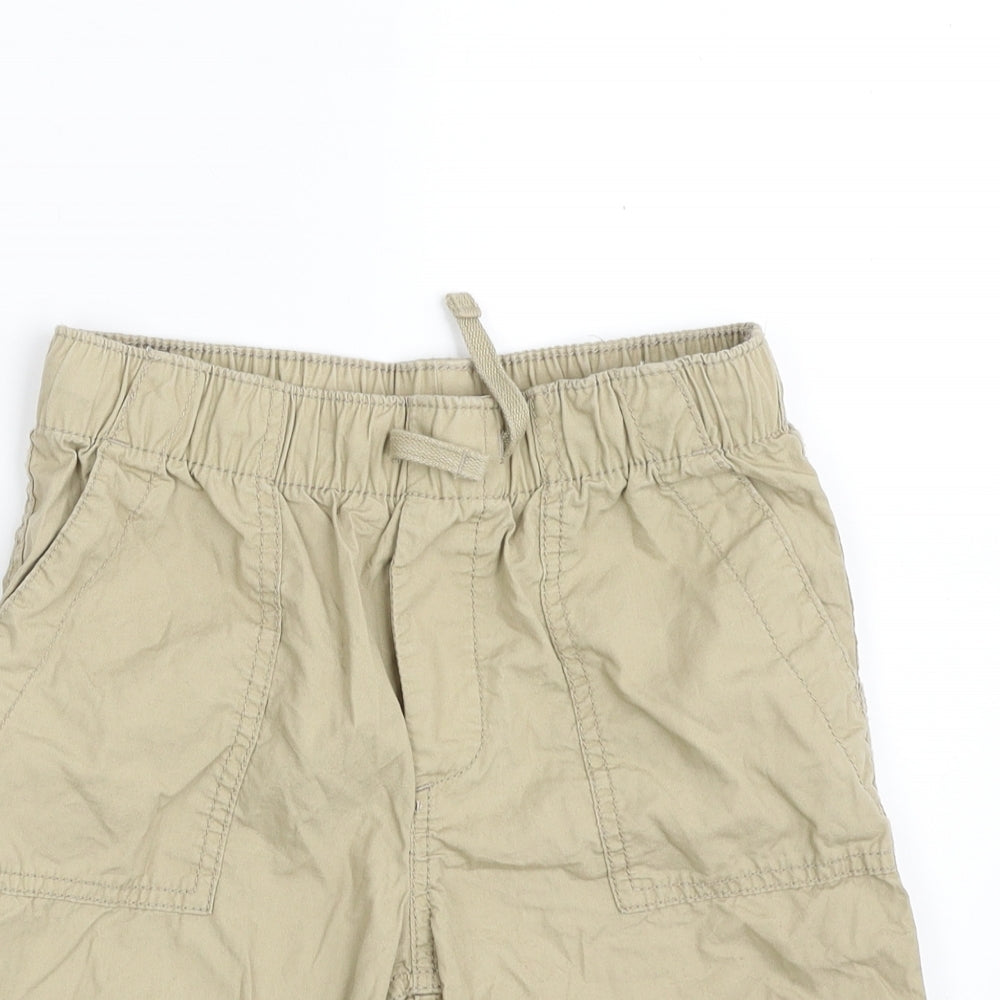 Gap Boys Beige  100% Cotton Bermuda Shorts Size L  Regular
