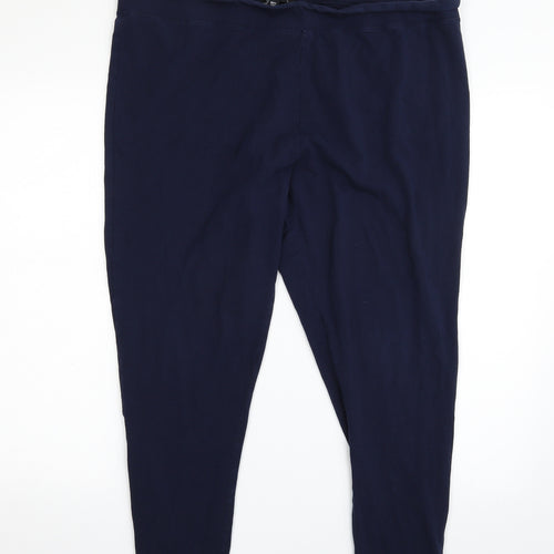 Capsule Womens Blue  Cotton Carrot Leggings Size 26 L25 in
