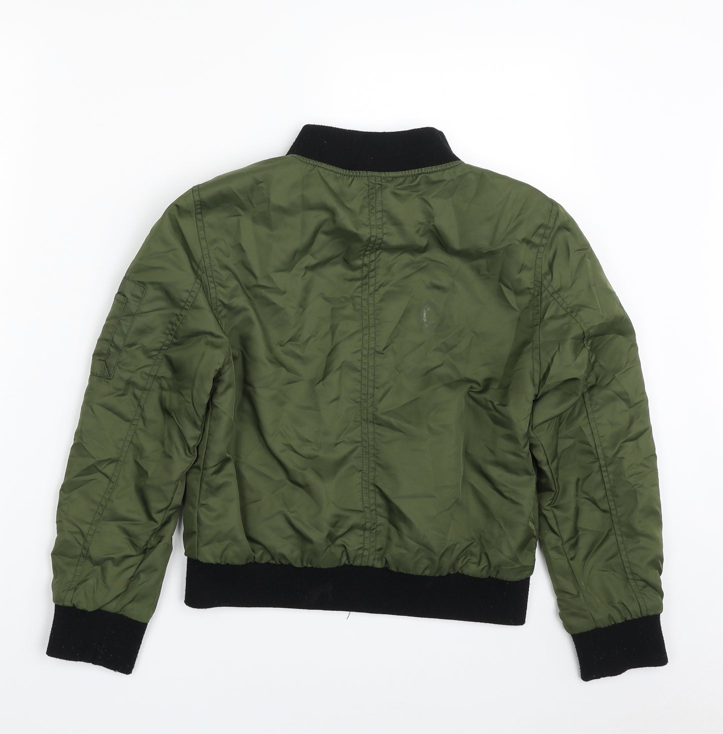 Primark Girls Green   Military Jacket Jacket Size 8-9 Years  Zip