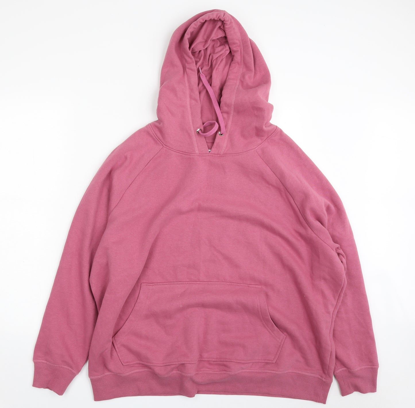 Capsule  Womens Pink  Cotton Pullover Hoodie Size 24  Pullover