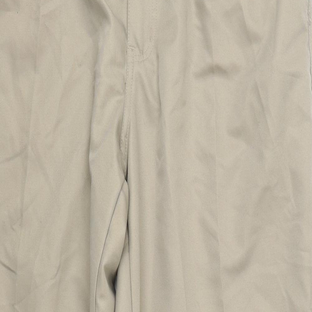 Dunlop Mens Beige  Polyester Trousers  Size 36 L31 in Regular