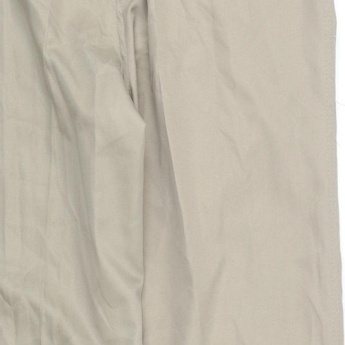 Dunlop Mens Beige  Polyester Trousers  Size 36 L31 in Regular