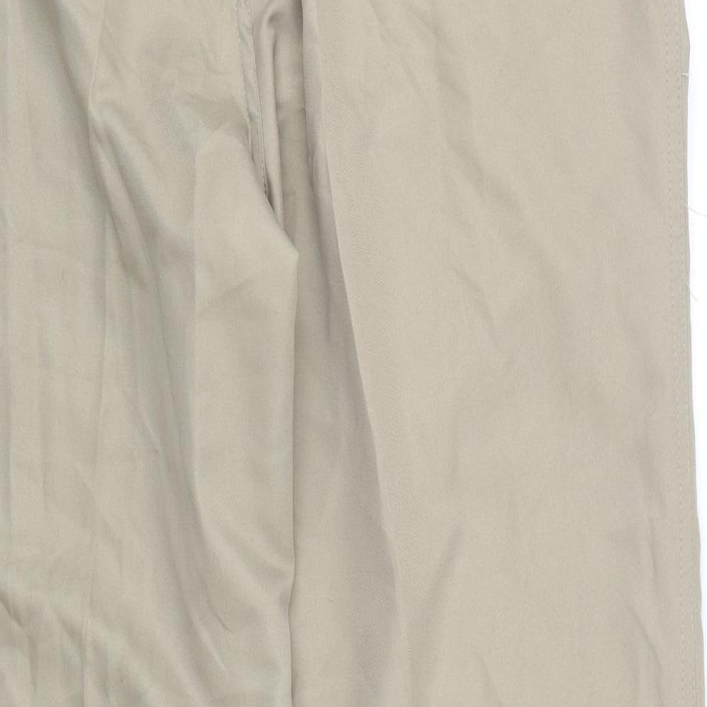 Dunlop Mens Beige  Polyester Trousers  Size 36 L31 in Regular