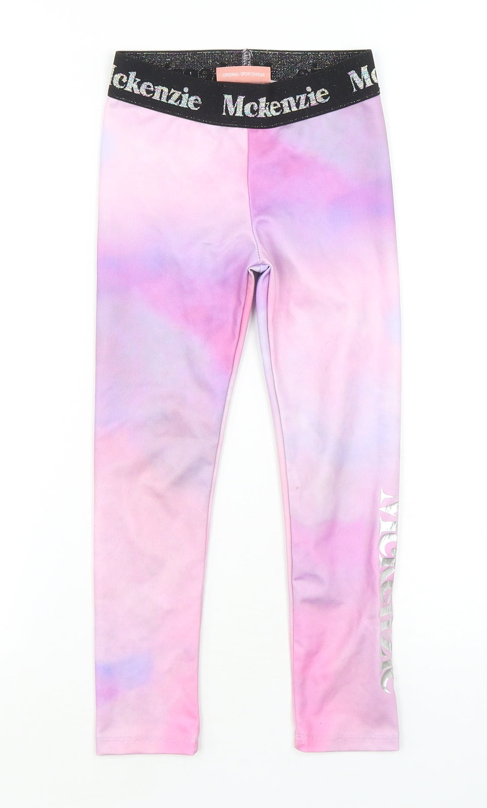 McKenzie Girls Multicoloured Tie Dye Polyester Jogger Trousers Size 5-6 Years  Regular