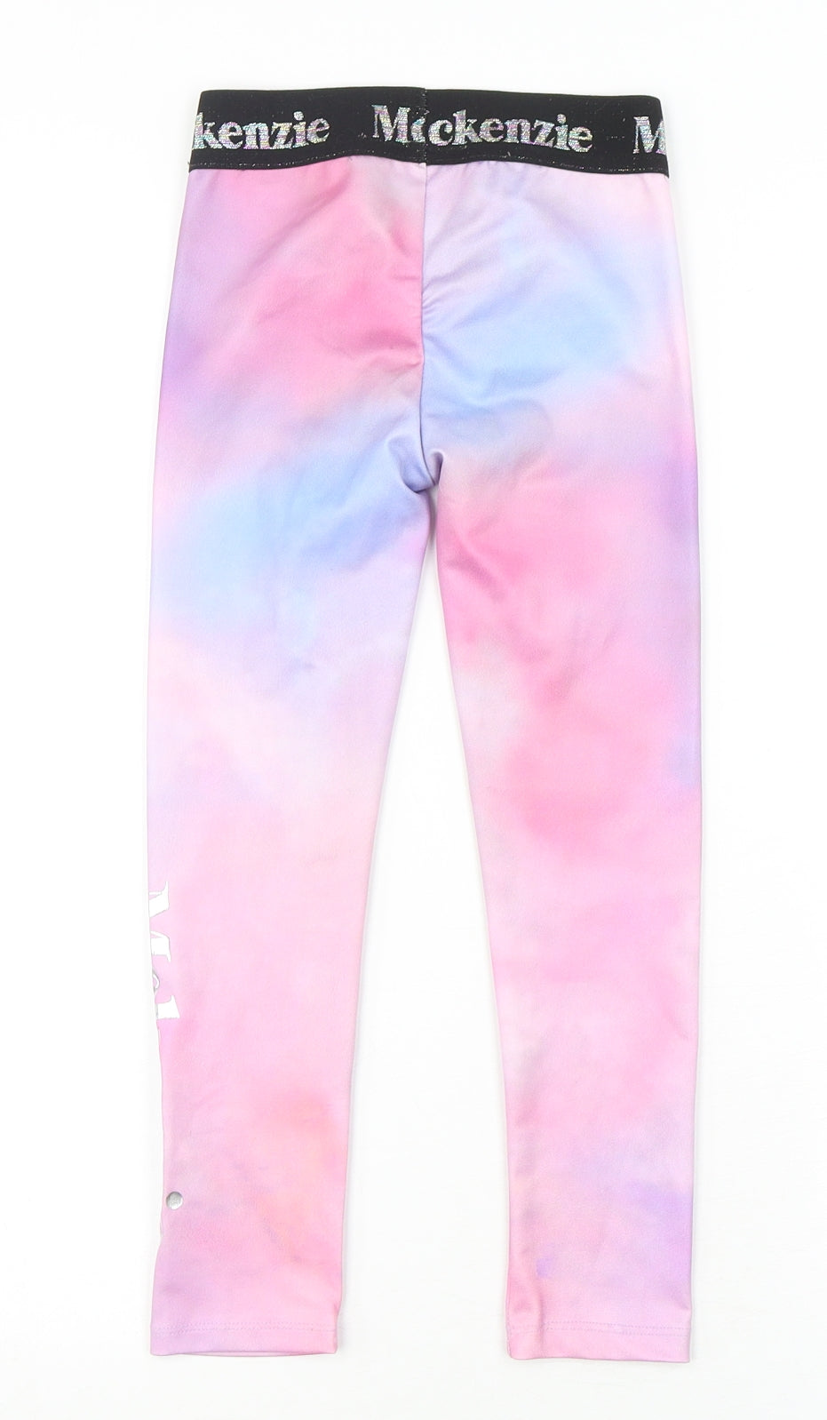 McKenzie Girls Multicoloured Tie Dye Polyester Jogger Trousers Size 5-6 Years  Regular