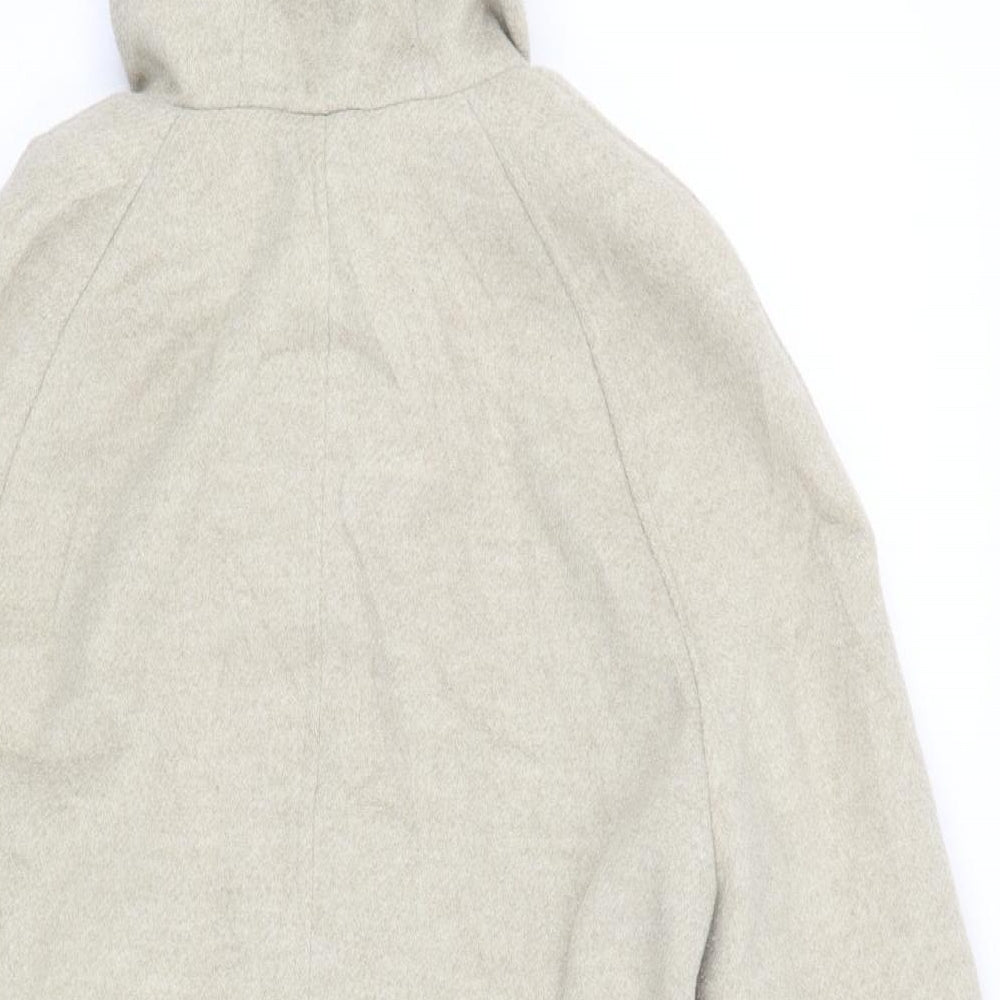 Marks and Spencer Womens Beige   Overcoat Coat Size 14