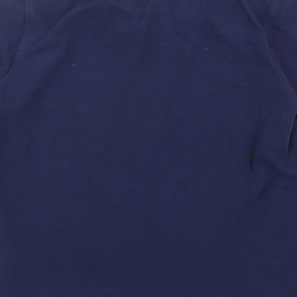 Lyle & Scott Boys Blue  Cotton Basic Polo Size 6-7 Years Collared