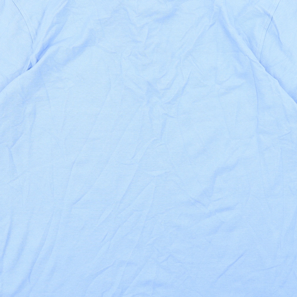 Dunnes Stores Mens Blue  Cotton  Polo Size L Collared