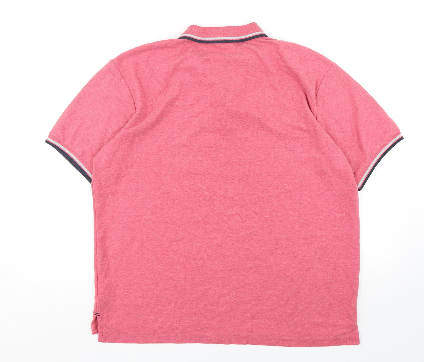Slazenger Mens Pink  Polyester  Polo Size XL Collared Pullover