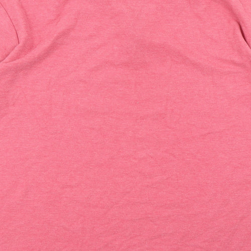 Slazenger Mens Pink  Polyester  Polo Size XL Collared Pullover