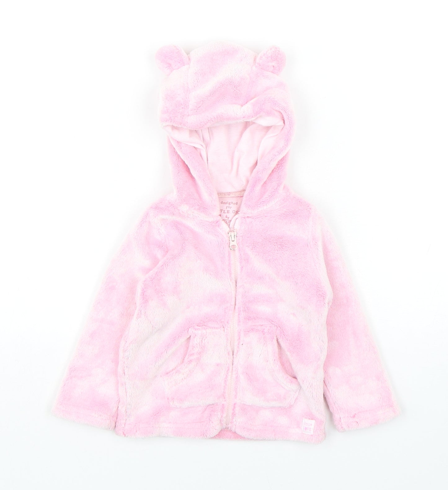F&F Girls Pink   Jacket  Size 9-12 Months