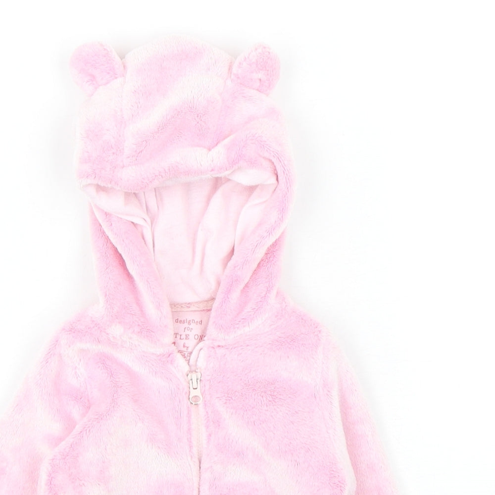 F&F Girls Pink   Jacket  Size 9-12 Months