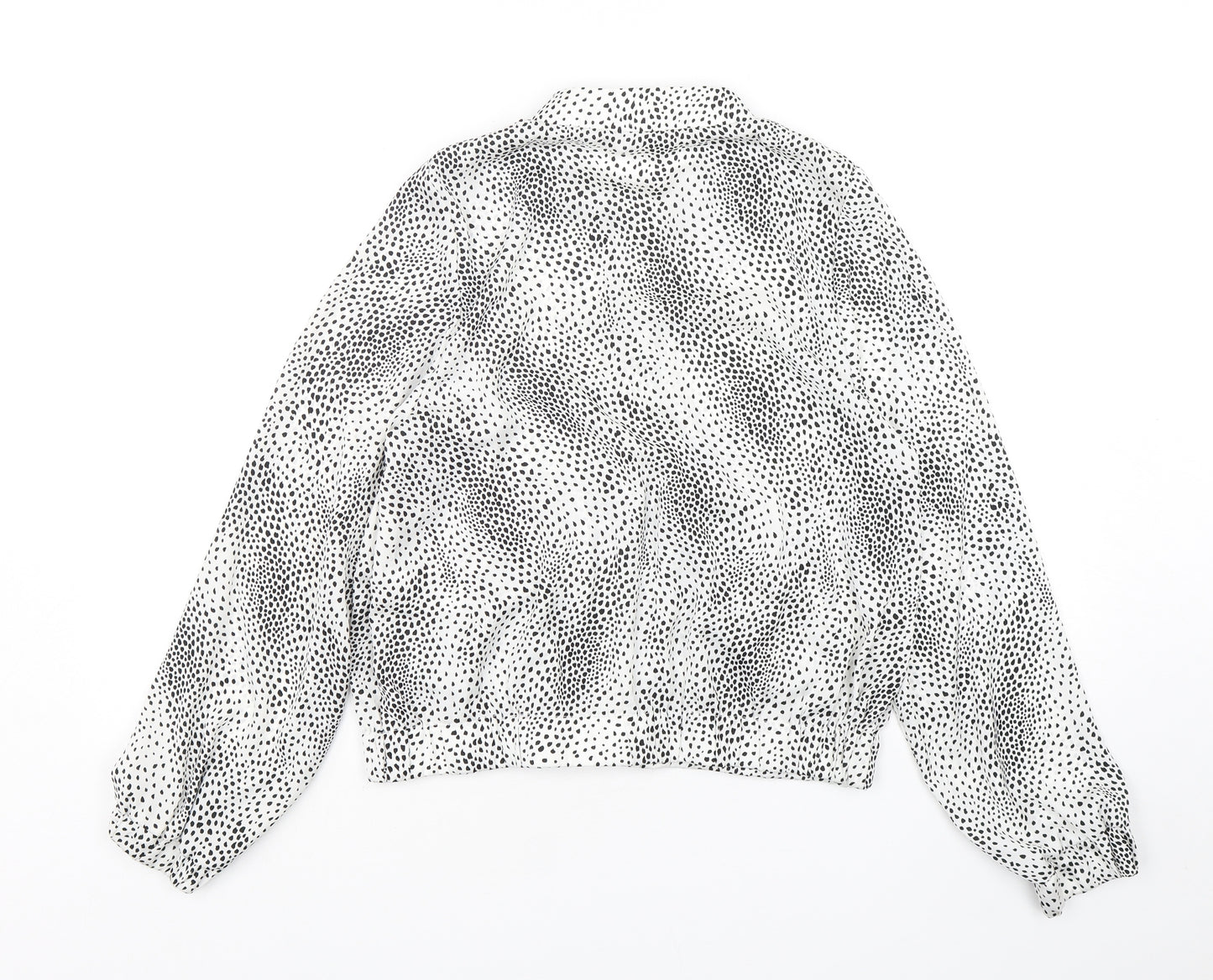 H&M Womens Multicoloured Animal Print  Bomber Jacket Jacket Size 8