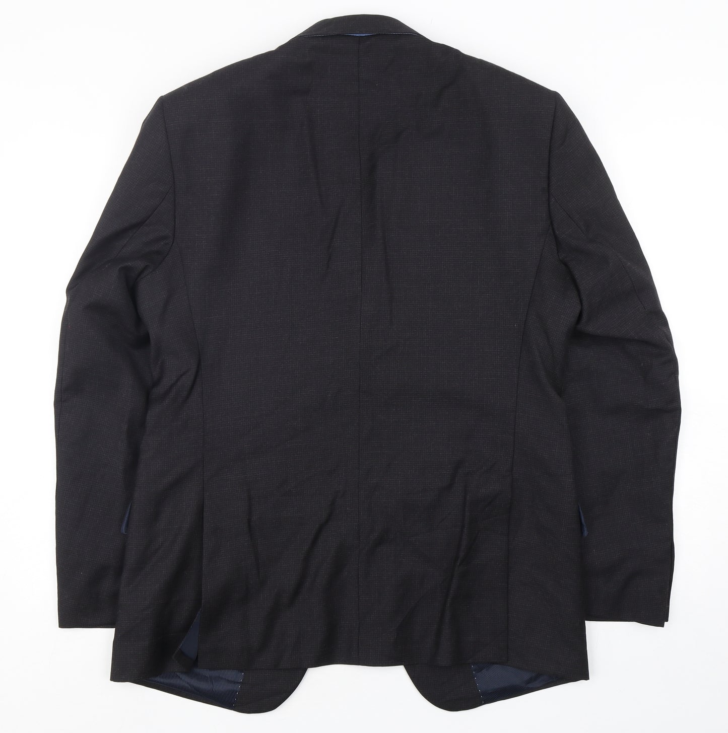 Marks and Spencer Mens Black  Wool Jacket Suit Jacket