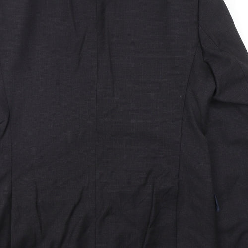 Marks and Spencer Mens Black  Wool Jacket Suit Jacket
