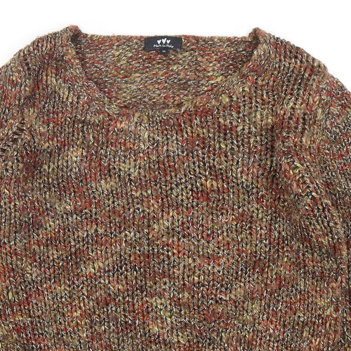 Marks and Spencer Womens Multicoloured Round Neck  Polyester Pullover Jumper Size M