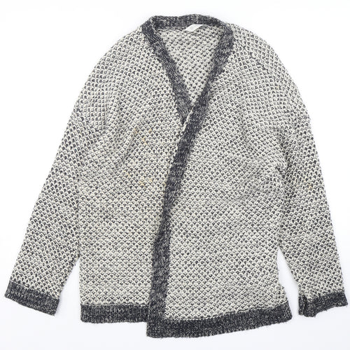 B Collection  Womens Multicoloured V-Neck  Acrylic Cardigan Jumper Size M