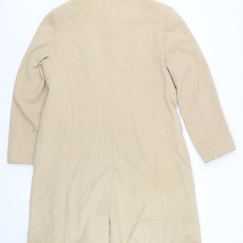 Outer Layer Womens Beige   Overcoat Coat Size 18